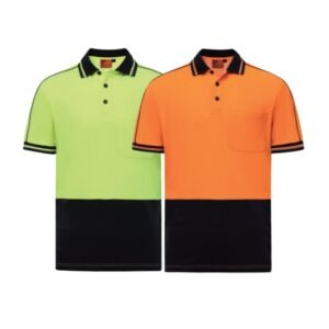 dz ps04 hi vis polo shirt
