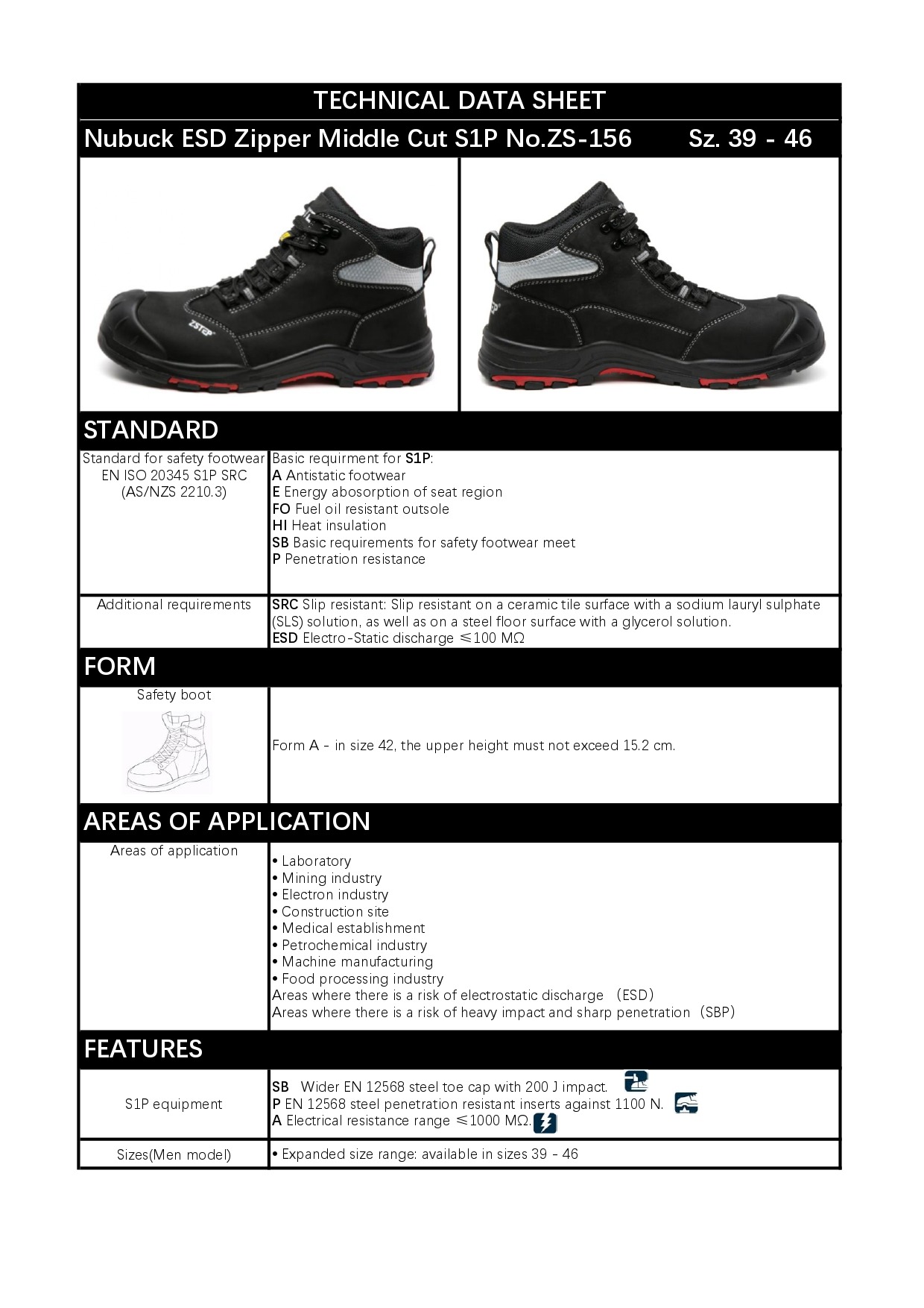 chaussures de sÉcuritÉ zstep